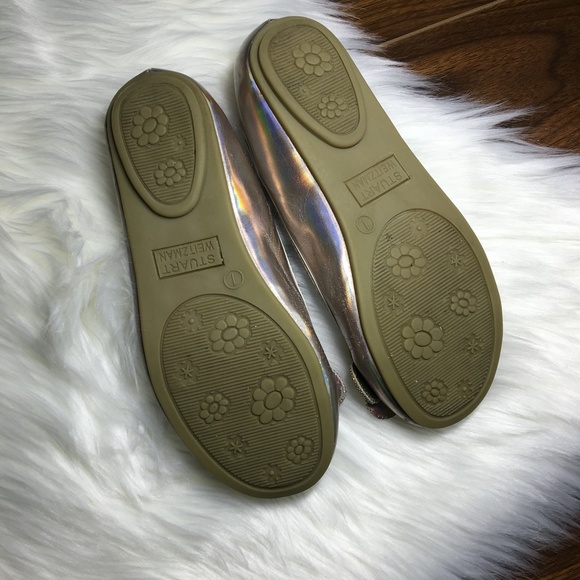 Stuart Weitzman Girls Flats Size 1 - Picture 4 of 7